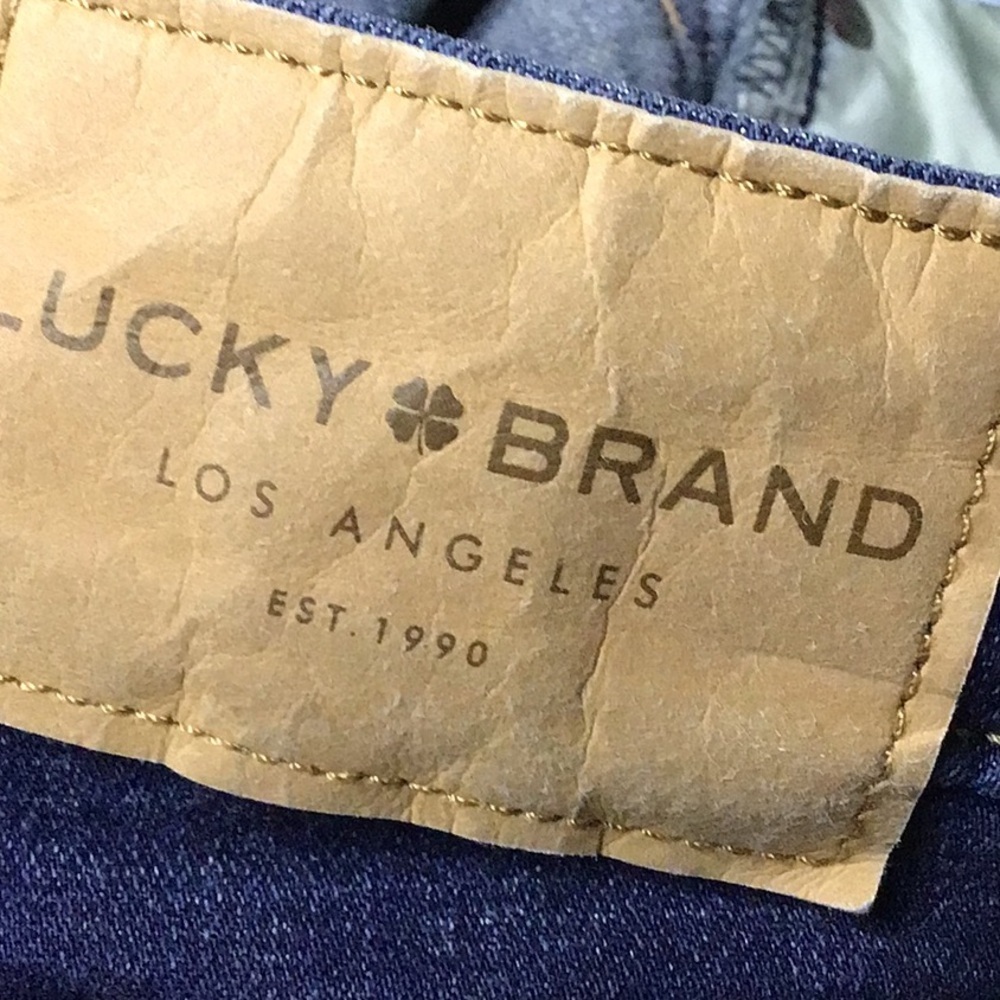 sac721🍀Low Rise Skinny Lolita Lucky Brand Jeans Size 8 w/ 25" Inseam - Picture 6 of 10